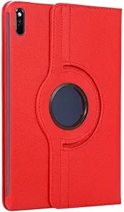 Compatible with Case for Huawei MatePad 10.4 INCH 2022, Ultra Slim Lightweight TPU Silicone Soft Shell Magnetic Cover Case with Stand Tablet case (Red)