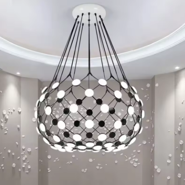 BREFILI Minimalism Hanging Lamp for Ceiling Creative Shop Bar Pendant Light Living Room Bedroom Chandelier LED Room Decor Lustre